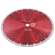 Vidaxl diamantzaagblad met turbo en gaten 350 mm staal - afbeelding 2