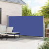 Vidaxl windscherm uittrekbaar 160x500 cm blauw