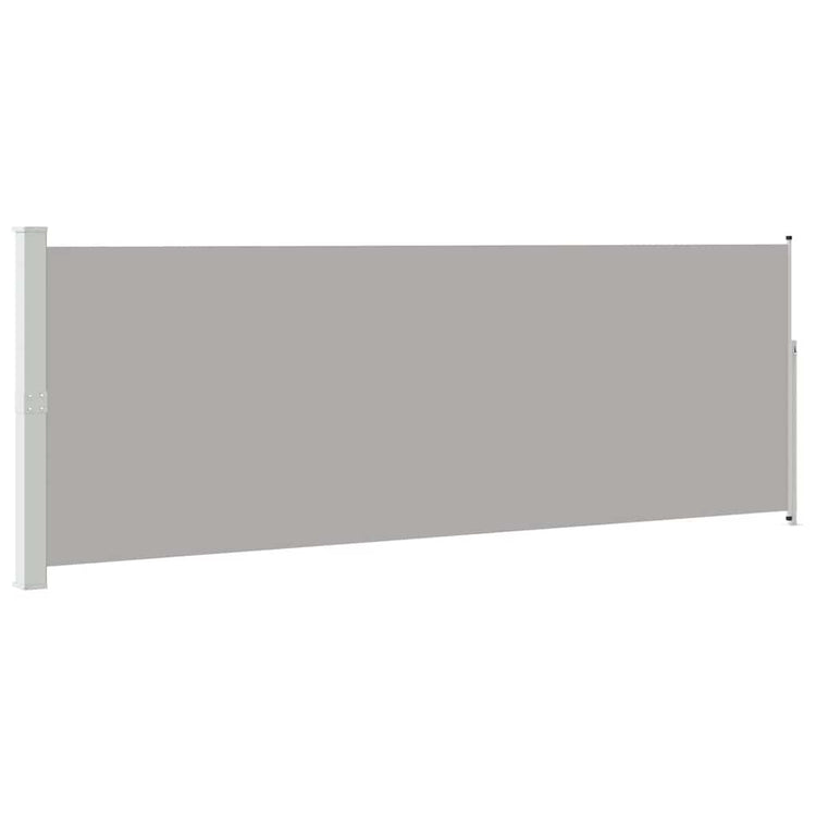Vidaxl windscherm uittrekbaar 160x500 cm grijs