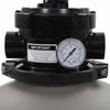 Vidaxl zwembadzandfilter met 4-positie ventiel 350 mm grijs