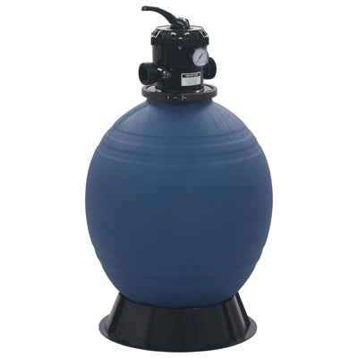Vidaxl zwembadzandfilter met 6-positie ventiel 560 mm blauw