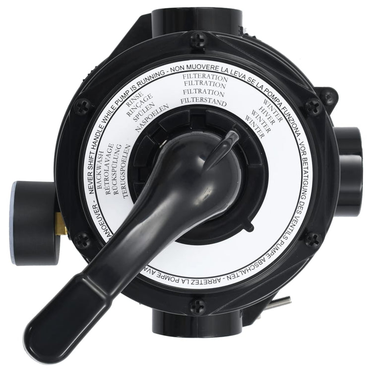 Vidaxl multipoortventiel voor zandfilter 4-weg 1,5 abs