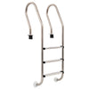 Vidaxl zwembadladder met 3 sporten 120 cm roestvrij staal 304