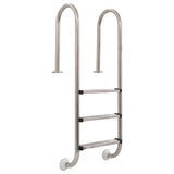 Vidaxl zwembadladder met 3 sporten 120 cm roestvrij staal 304 - afbeelding 1