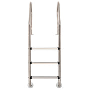 VidaXL Zwembadladder met 3 sporten 120 cm roestvrij staal 304 - afbeelding 2
