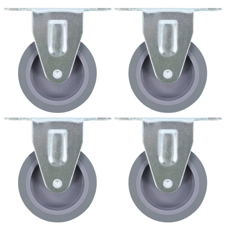 Vidaxl vaste wielen 4 st 75 mm