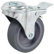 Vidaxl zwenkwielen met boutgaten en dubbele remmen 4 st 75 mm - afbeelding 3