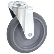 Vidaxl zwenkwielen met boutgaten 4 st 125 mm - afbeelding 3