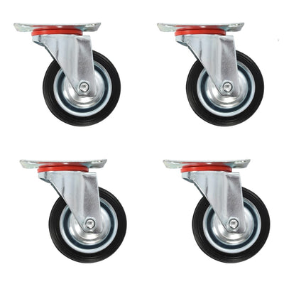 Vidaxl zwenkwielen 4 st 75 mm