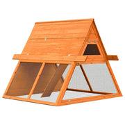Vidaxl konijnenhok 152x128x108 cm massief grenen- en vurenhout - afbeelding 1