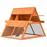 Vidaxl konijnenhok 152x128x108 cm massief grenen- en vurenhout - afbeelding 2