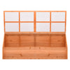 Vidaxl tuinkas 180x57x62 cm hout