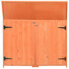 Vidaxl tuinberging 128x42x91 cm hout