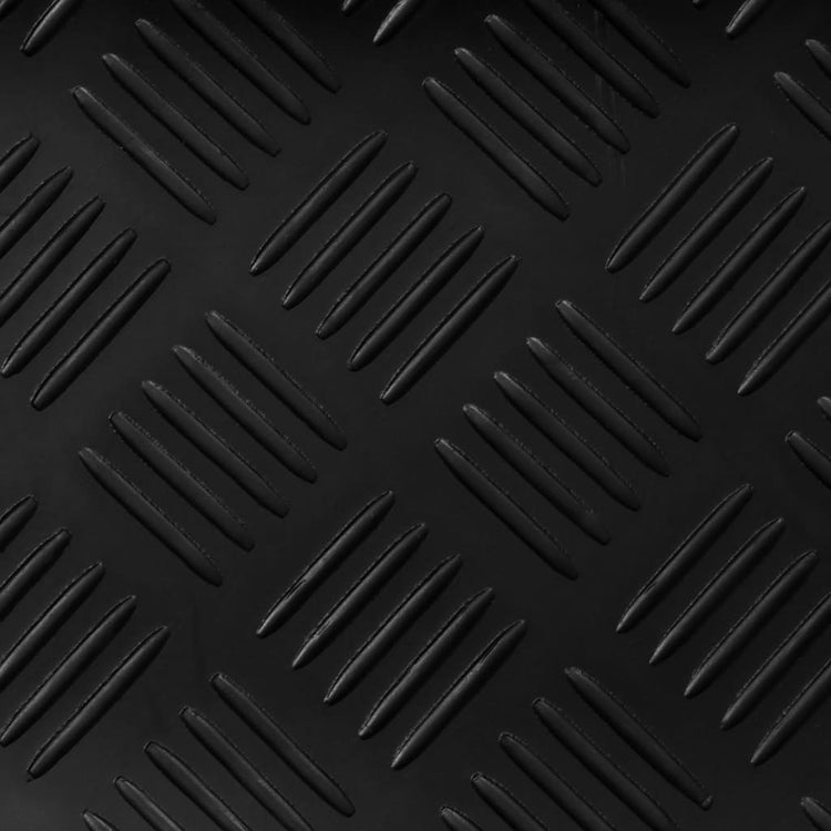 Vidaxl vloermat anti-slip 3 mm 1,5x4 m rubber ruit