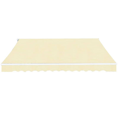 Vidaxl luifel handmatig uittrekbaar 400 cm crème