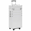 Vidaxl make-up trolley aluminium zilverkleurig