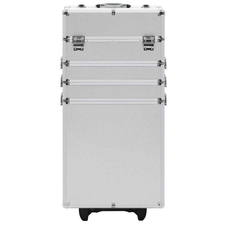Vidaxl make-up trolley aluminium zilverkleurig