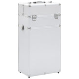 Vidaxl make-up trolley aluminium zilverkleurig - afbeelding 1