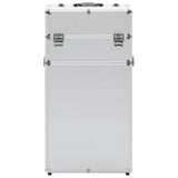 Vidaxl make-up trolley aluminium zilverkleurig - afbeelding 2