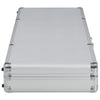 Vidaxl wapenkoffer 118x38x12 aluminium zilverkleurig