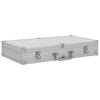 Vidaxl wapenkoffer aluminium abs zilverkleurig