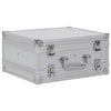 Vidaxl wapenkoffer aluminium abs zilverkleurig
