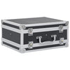 Vidaxl wapenkoffer aluminium abs zwart