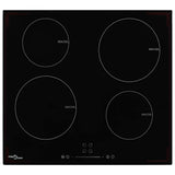 Vidaxl inductiekookplaat met 4 kookzones aanraakbediening 7000 w glas - afbeelding 1