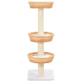 Vidaxl kattenkrabpaal met sisal krabpaal natuurlijk wilgenhout - afbeelding 2
