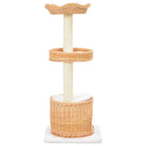 Vidaxl kattenkrabpaal met sisal krabpaal natuurlijk wilgenhout - afbeelding 3