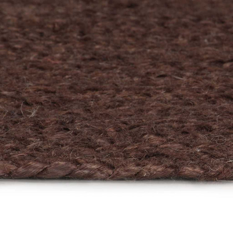 Vidaxl vloerkleed handgemaakt rond 150 cm jute bruin
