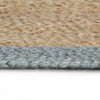 Vidaxl vloerkleed handgemaakt met olijfgroene rand 150 cm jute