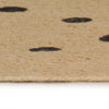 Vidaxl vloerkleed handgemaakt met print polkadot 120 cm jute