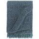 Vidaxl plaid 125x150 cm katoen indigo-blauw