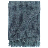 Vidaxl plaid 160x210 cm katoen indigo-blauw - afbeelding 1
