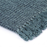 Vidaxl plaid 160x210 cm katoen indigo-blauw - afbeelding 3