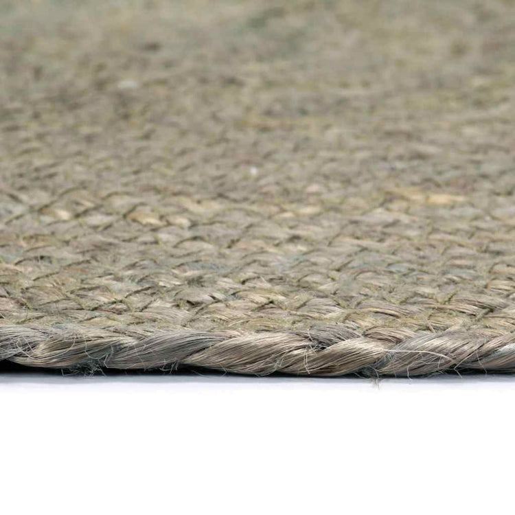 Vidaxl placemats 4 st rond 38 cm jute effen grijs