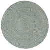 Vidaxl placemats 4 st rond 38 cm jute olijfgroen