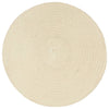 Vidaxl placemats 4 st rond 38 cm katoen natuurlijk