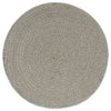 Vidaxl placemats 4 st rond 38 cm katoen effen grijs
