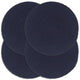 Vidaxl placemats 4 st rond 38 cm katoen effen marineblauw
