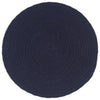 Vidaxl placemats 4 st rond 38 cm katoen effen marineblauw