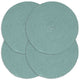 Vidaxl placemats 4 st rond 38 cm katoen effen groen