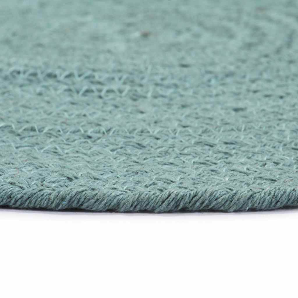 Vidaxl placemats 4 st rond 38 cm katoen effen groen