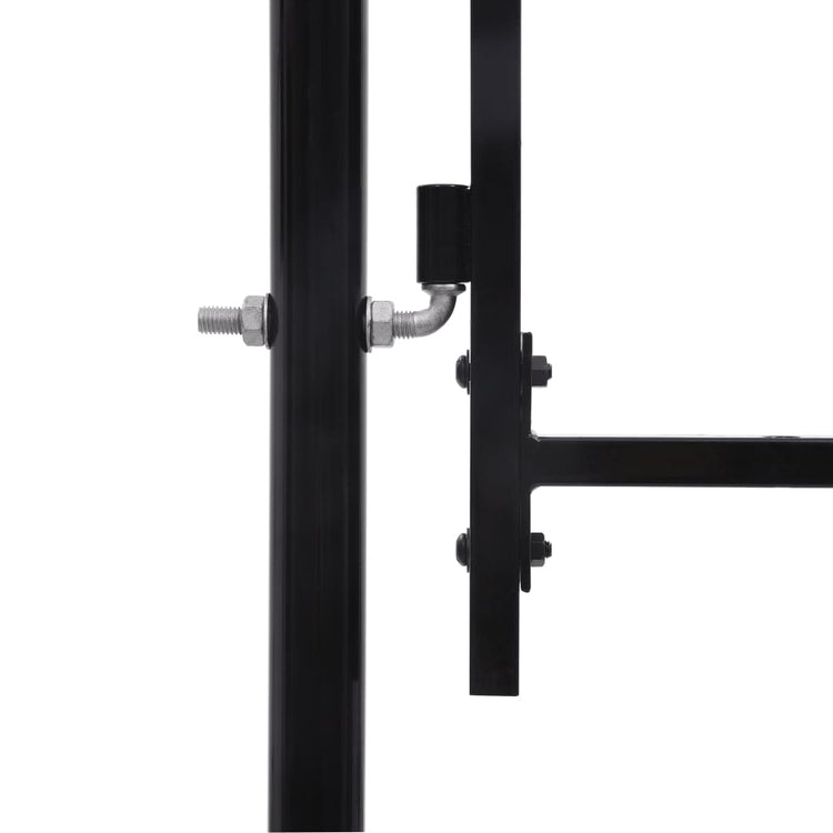 VidaXL Poort 2,45x4 m staal zwart