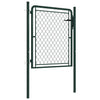 Vidaxl tuinpoort staal 100x75 cm groen