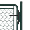 Vidaxl tuinpoort staal 100x75 cm groen