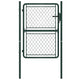Vidaxl tuinpoort staal 100x150 cm groen