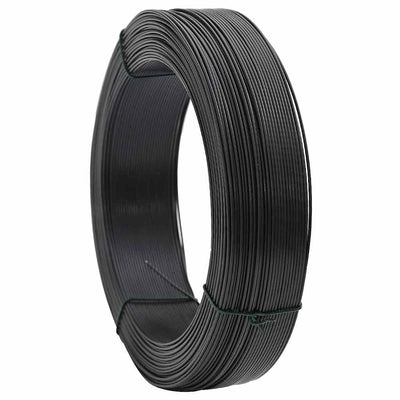 Vidaxl hekbinddraad 250 m 0,9 1,4 mm staal antraciet