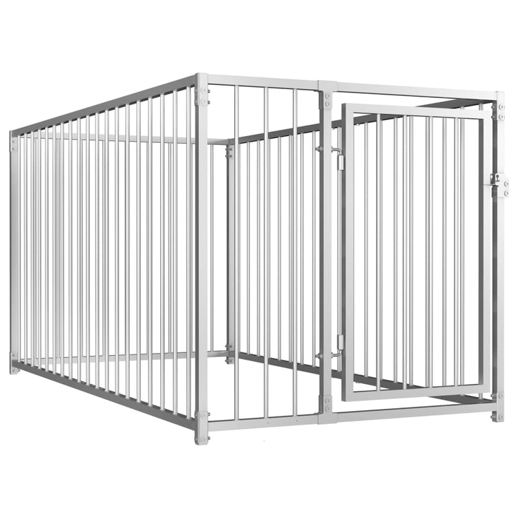 VidaXL Hondenkennel voor buiten 100x200x100 cm